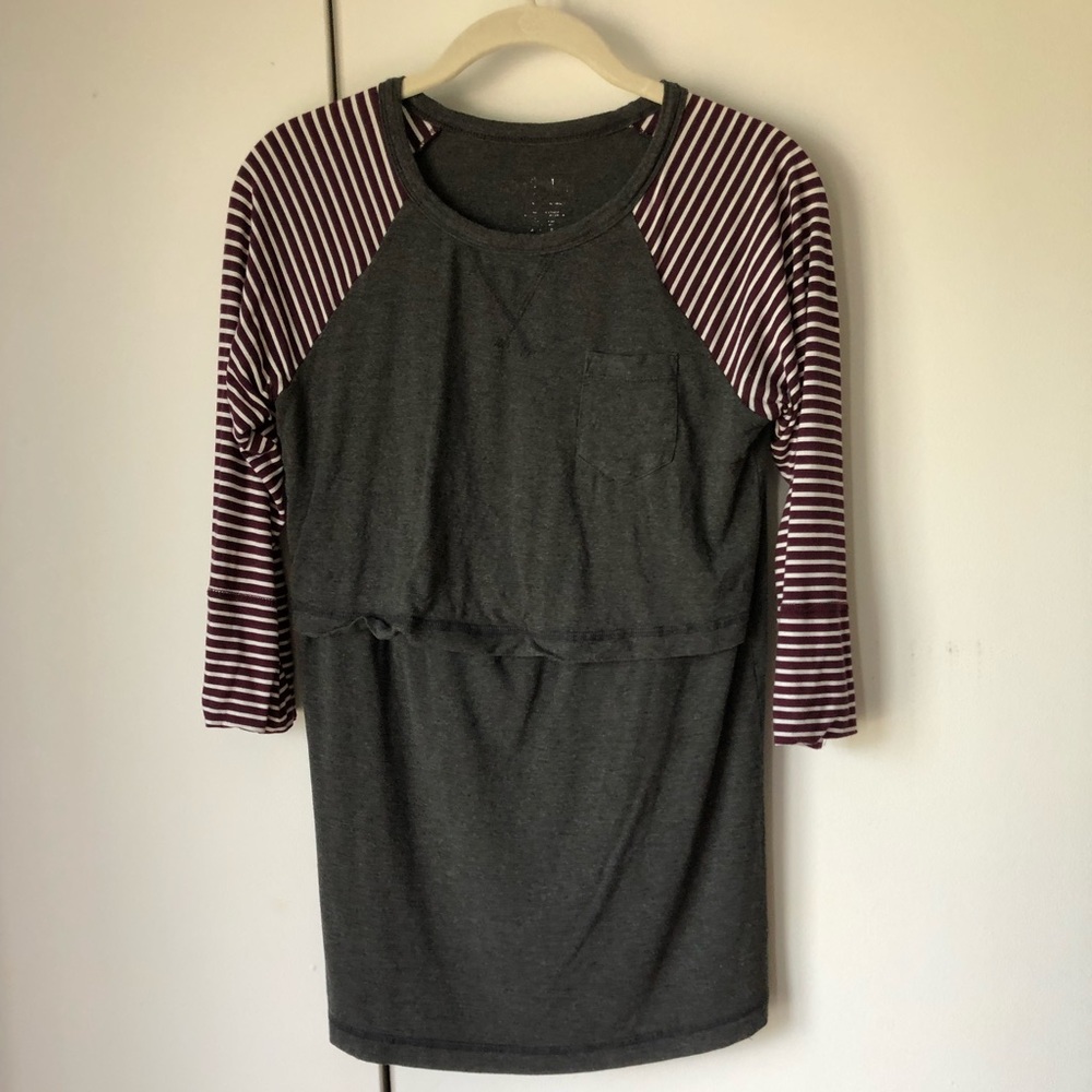 Latched Mama 3/4 Sleeve Nursing Tee